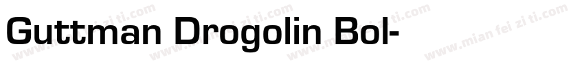 Guttman Drogolin Bol字体转换